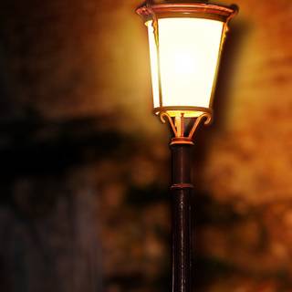 Street lamp iPhone wallpaper