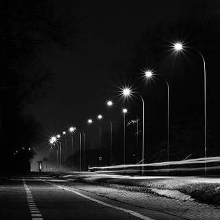 Street lamp iPhone wallpaper