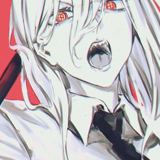 Power Chainsaw Man iPhone wallpaper