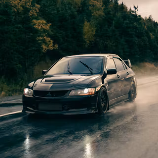 Mitsubishi Lancer phone wallpaper