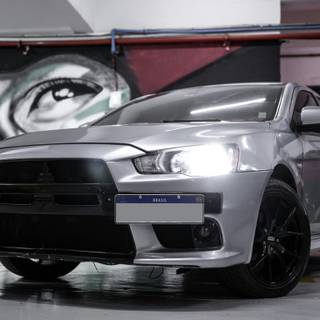 Mitsubishi Lancer phone wallpaper