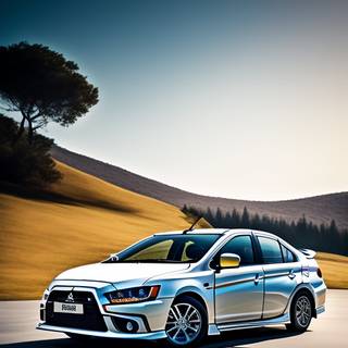Mitsubishi Lancer phone wallpaper