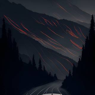Dark cars iPhone wallpaper