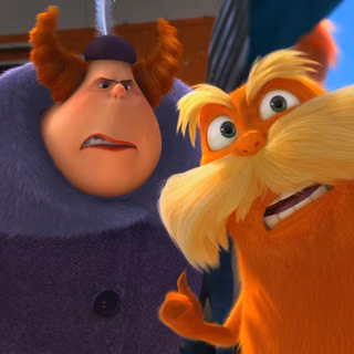 Preppy Lorax desktop wallpaper