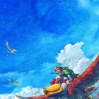 Skyward Sword phone wallpaper