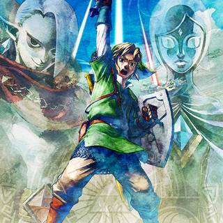 Skyward Sword phone wallpaper