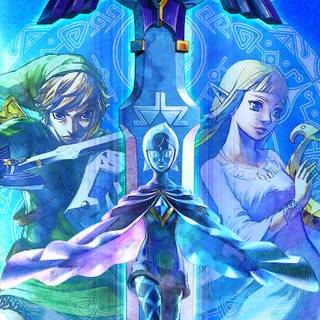 Skyward Sword phone wallpaper