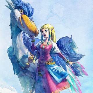 Skyward Sword phone wallpaper