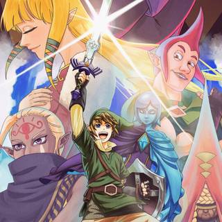 Skyward Sword phone wallpaper