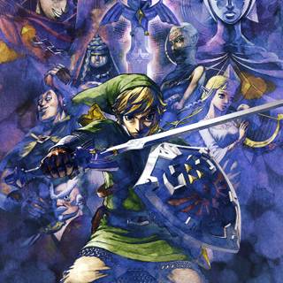 Skyward Sword phone wallpaper