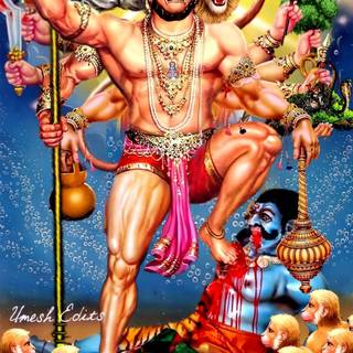 Hanumanji phone wallpaper