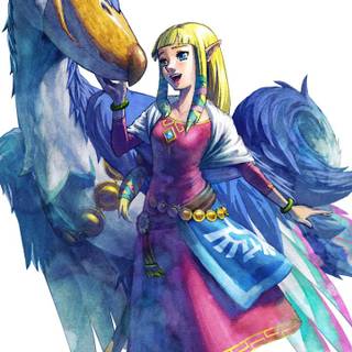 Skyward Sword phone wallpaper