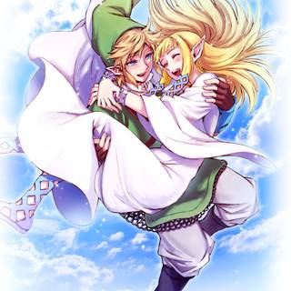 Skyward Sword phone wallpaper