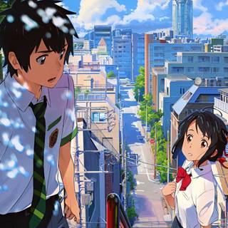 iPhone 14 Plus anime wallpaper