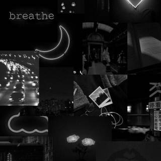 Black iPhone aesthetic wallpaper