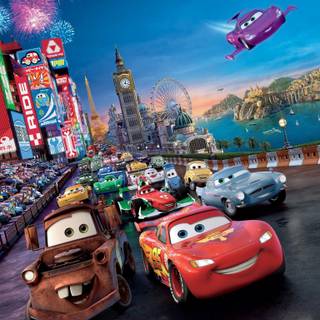 Cars 2 phone wallpaper