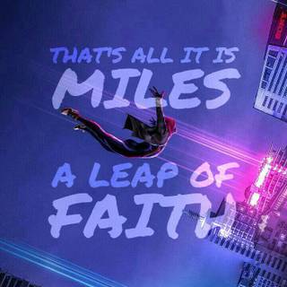 Leap of Faith iPhone wallpaper