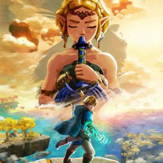 Zelda Tears of The Kingdom iPhone wallpaper