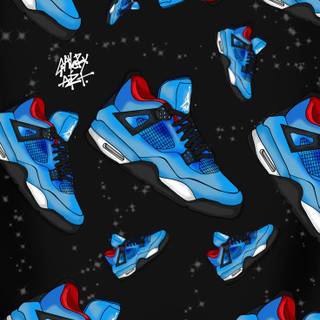 Air Jordan 4 iPhone wallpaper