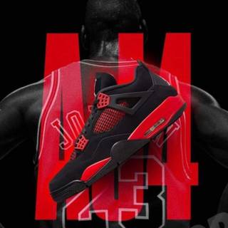Air Jordan 4 iPhone wallpaper