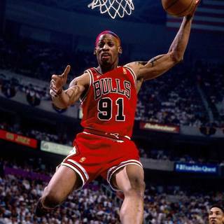 Dennis Rodman phone wallpaper