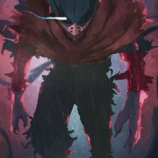 Vigilante Deku phone wallpaper