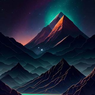 Dark mountain iPhone wallpaper