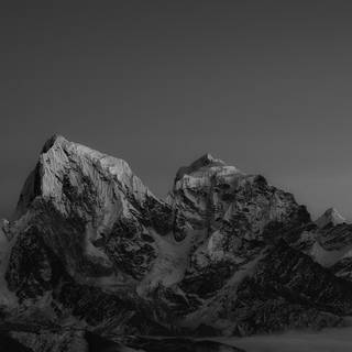 Dark mountain iPhone wallpaper