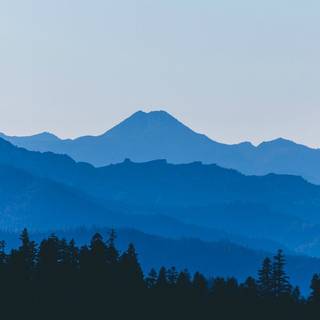 Dark mountain iPhone wallpaper