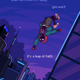 Leap of Faith phone wallpaper