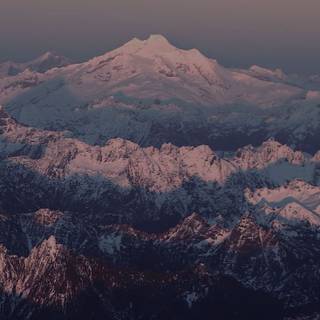 Dark mountain iPhone wallpaper