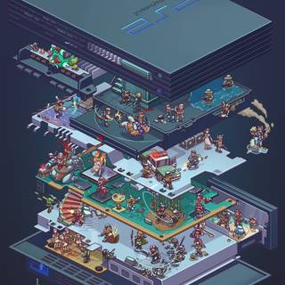 PlayStation 2 phone wallpaper