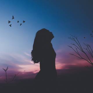 Girl phone 4k wallpaper