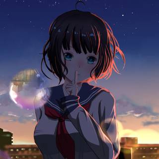 Girl phone 4k wallpaper