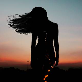 Girl phone 4k wallpaper