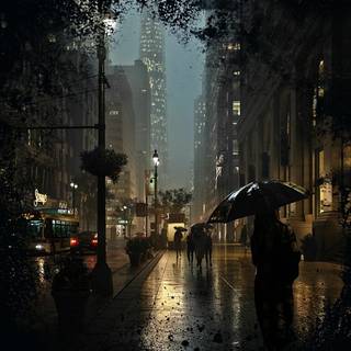 Rain iPhone 4k wallpaper