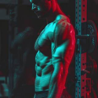 Abdominal muscle wallpaper