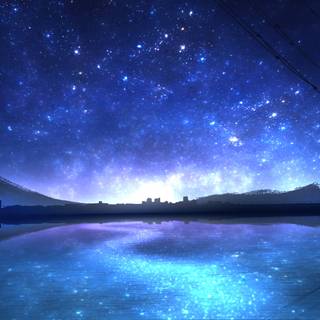 4k landscape night wallpaper