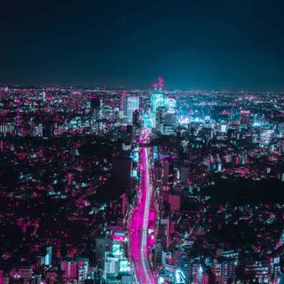 Neon 4k Japan wallpaper