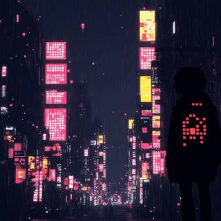 Neon 4k Japan wallpaper