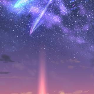 Anime galaxy phone wallpaper