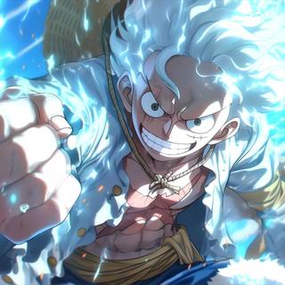 Luffy god wallpaper