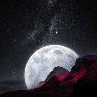 iPhone 4k moon wallpaper