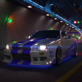 Nissan Skyline Gtr R34 4k wallpaper