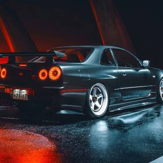 Nissan Skyline Gtr R34 4k wallpaper