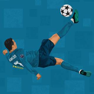 Cristiano Ronaldo anime wallpaper