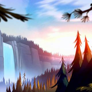 Gravity Falls autumn wallpaper