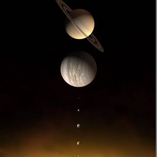 Phone planets wallpaper