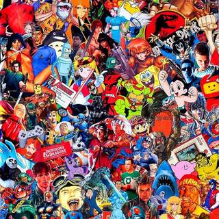 Pop culture iPhone wallpaper