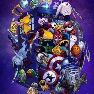 Pop culture iPhone wallpaper